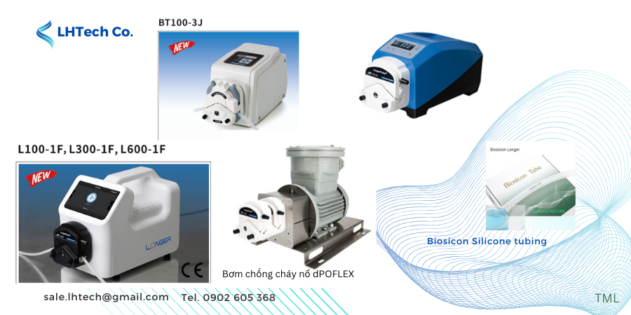 Bơm nhu động tương thích với ống Biosicon Silicone 17# Longer