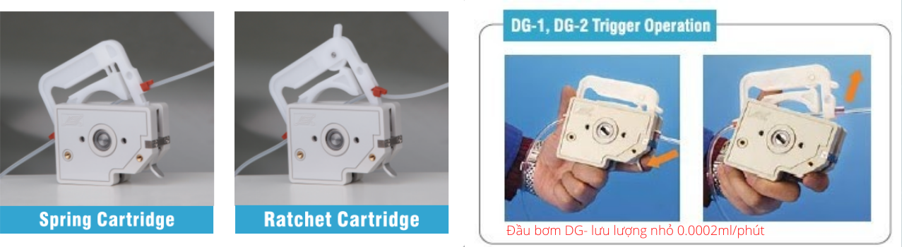Đầu bơm DG- lưu lượng nhỏ 0.0002mlphút