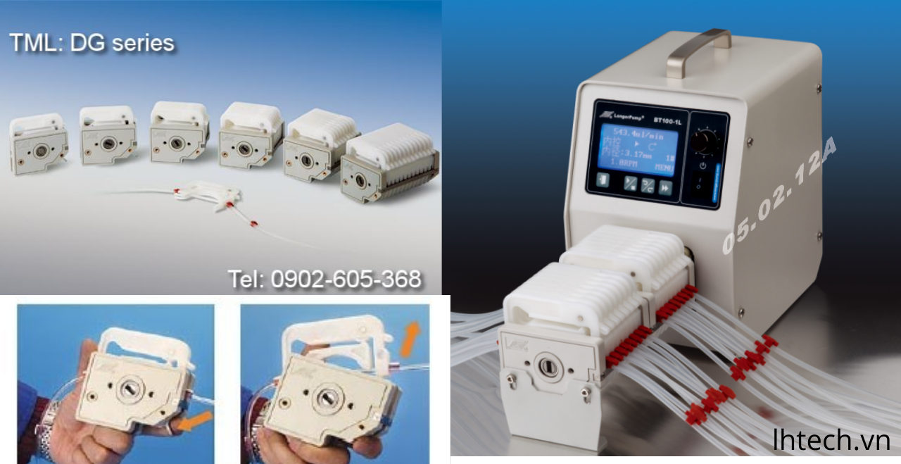 DG- Đầu bơm DG cho phép thiết lập tối đa 24 đầu chiết