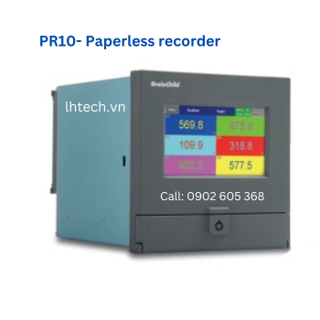 PR10 thiết bị ghi dữ liệu Paperless recorder- Brainchild