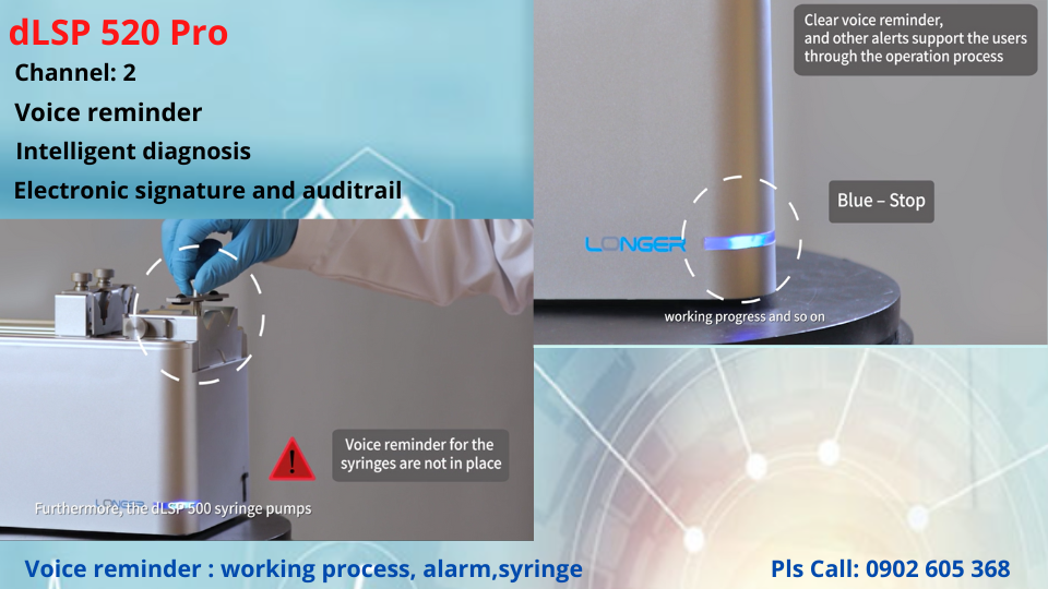 Thiết bị bơm định lượng dLSP 520 Pro Longer