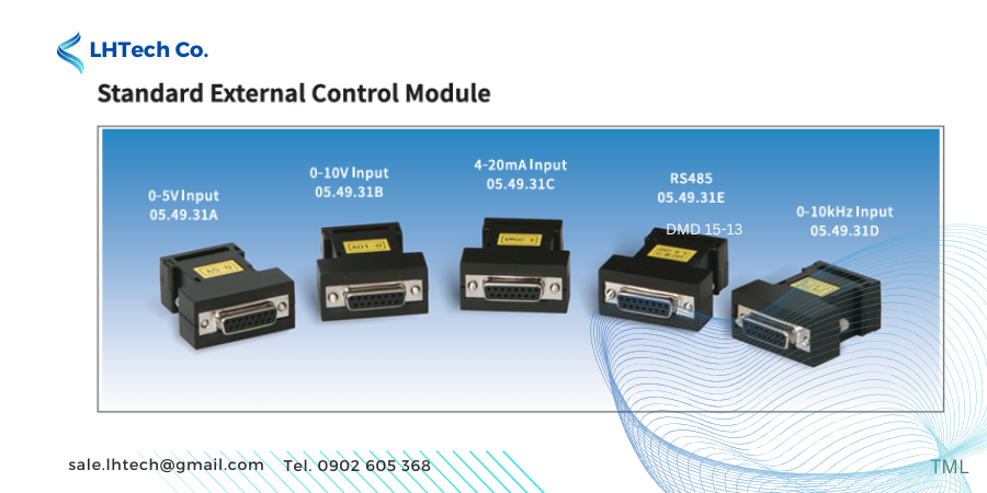 Module kết nối ngoài của bơm nhu động BT300-2J.