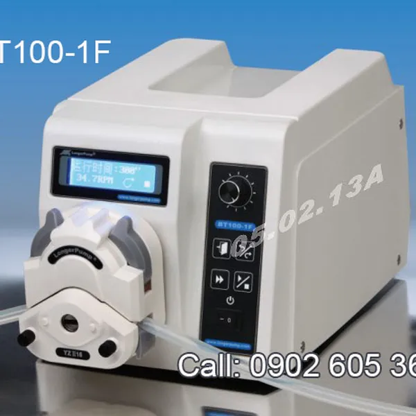 Bơm nhu động BT100-1F chiết định lượng 