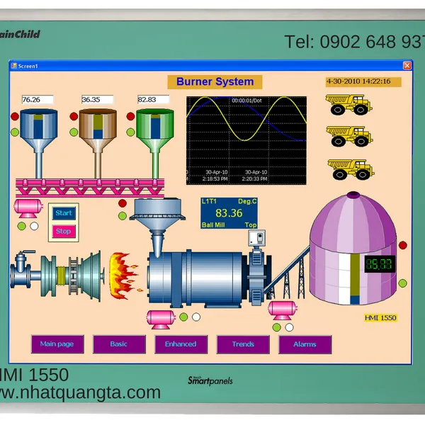 Màn hình Smart Panels HMI 1550