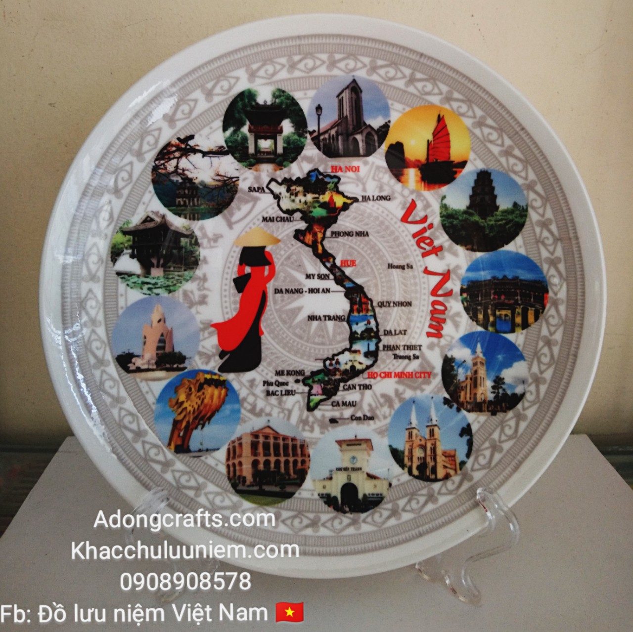 Đĩa su in hình xuyên xuot bác trung nam