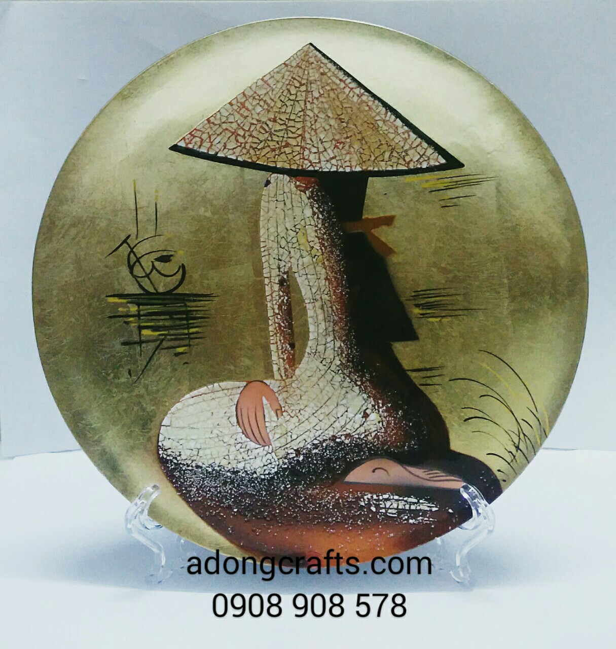 TRANH SON MAI CAN OC TRUNG