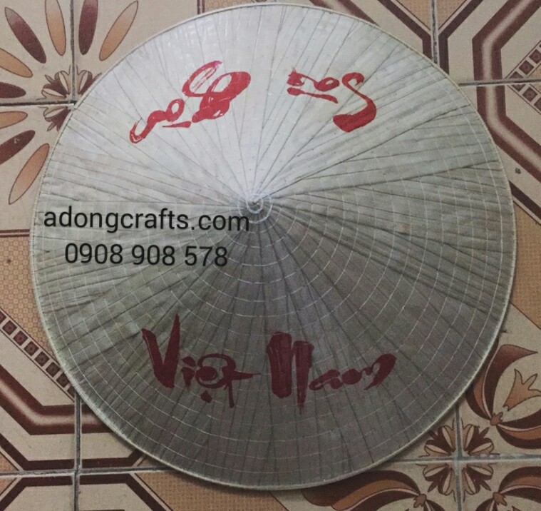 tranh nón thu phap viet nam