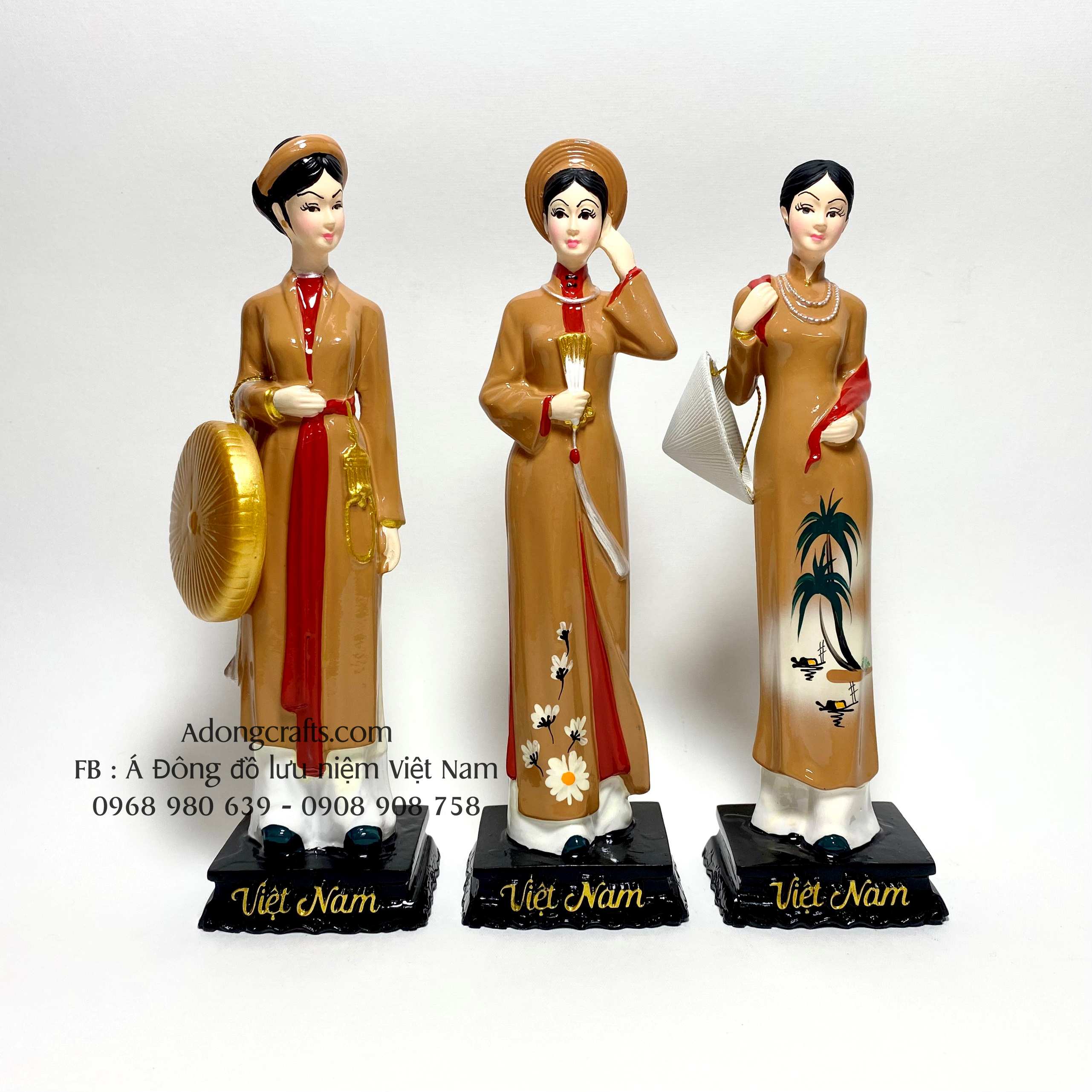 bộ tương co gai 3 mien bac trung nam trung bay qua luu niem viẹt