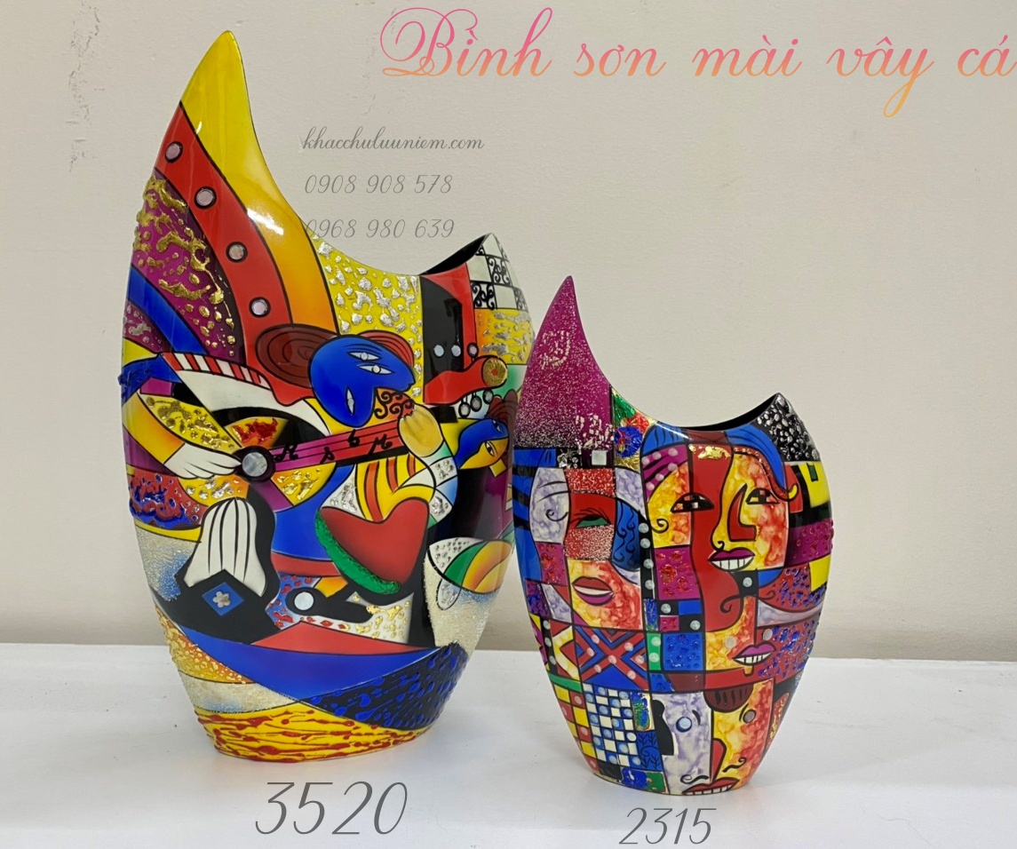 binh trang son mai vay ca binh trung bay lam qua tang