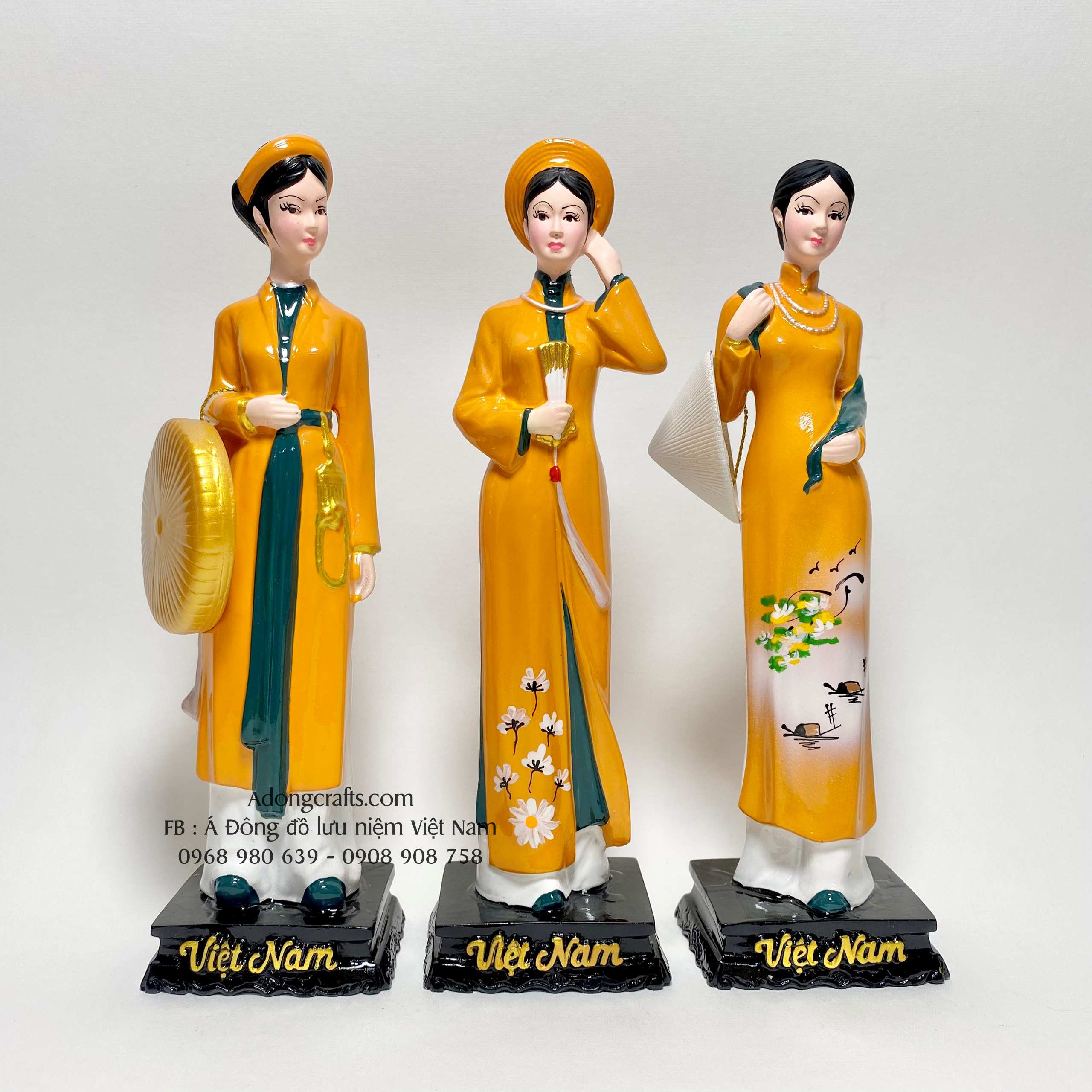 bo tuong ba co gai bac trung nam mau vang nghe