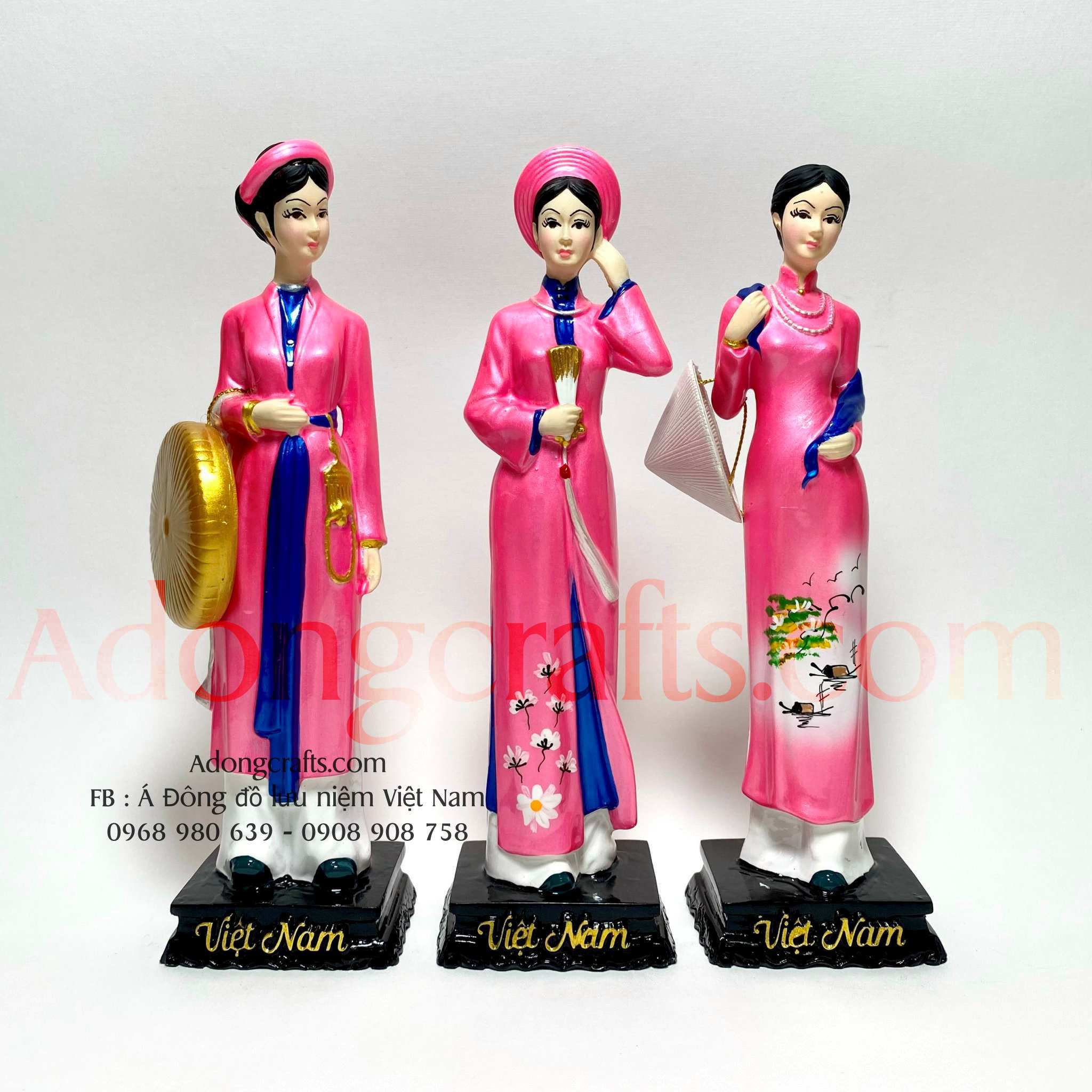 bo tuong ba co gai bac trung nam mau hong phan