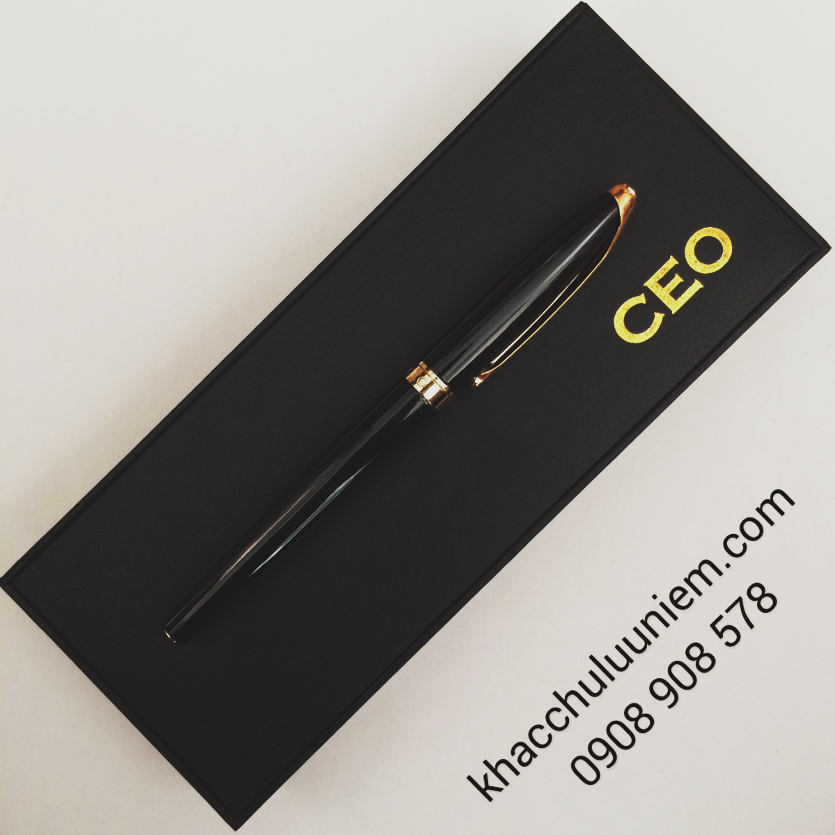ceo 770 đen cài vàng