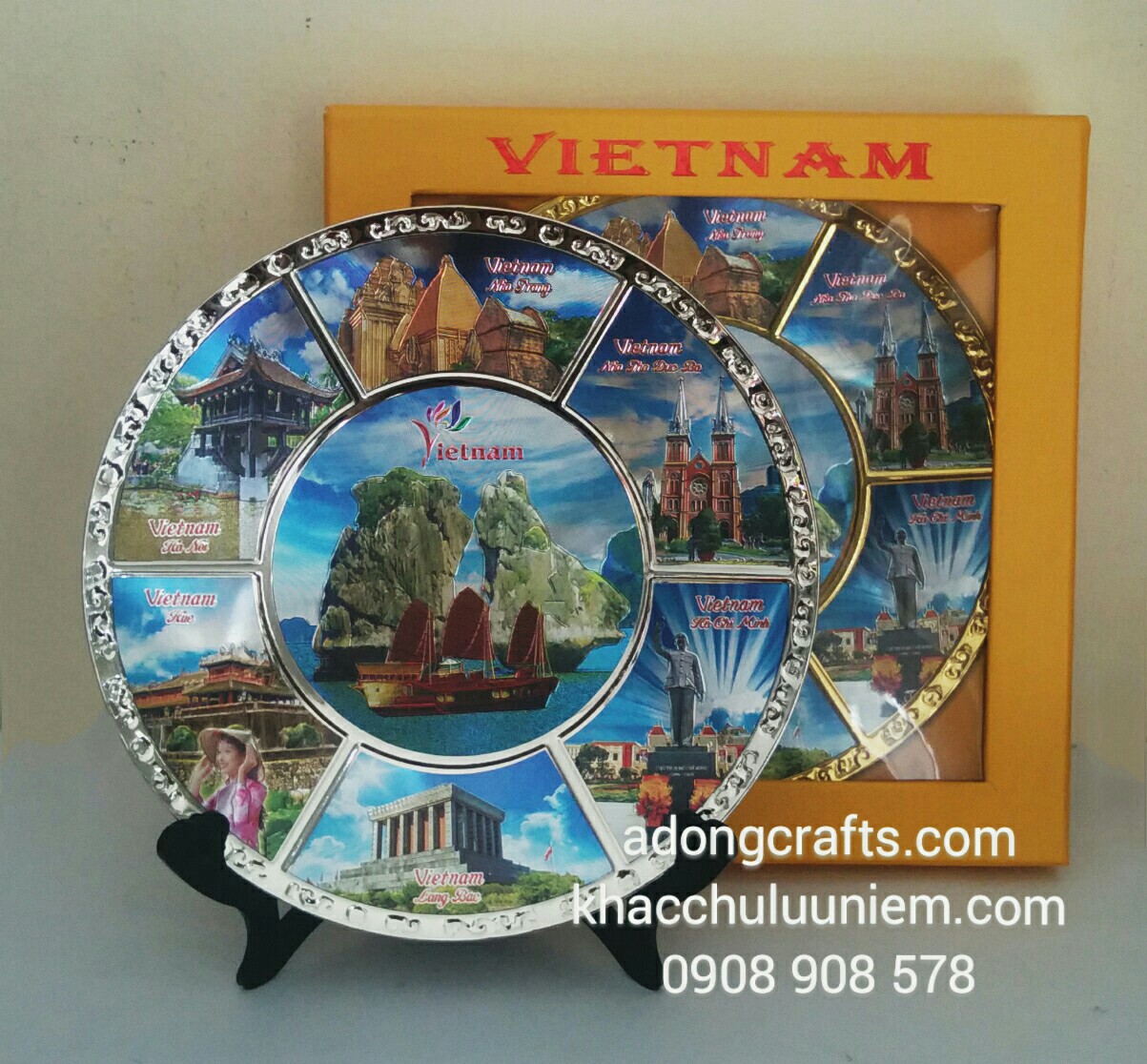 Dia săt kim loai qua tang cac dia danh noi tieng cua viet nam mau trang