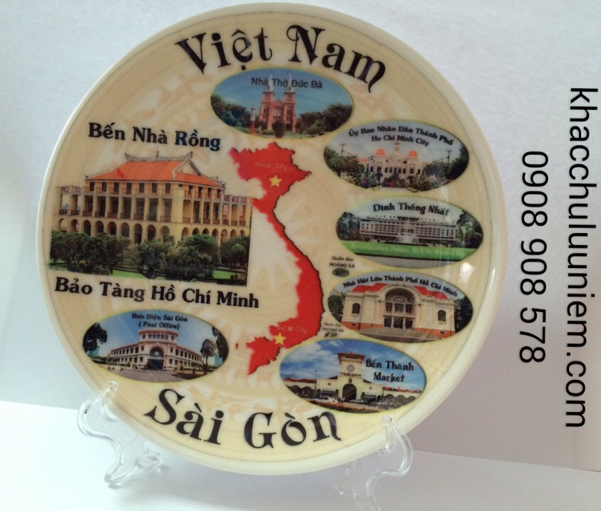 Tranh in tren dia su viet nam