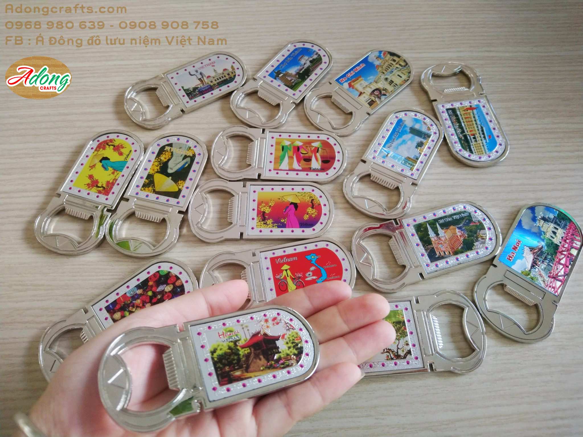 Nam châm khui nắp chai