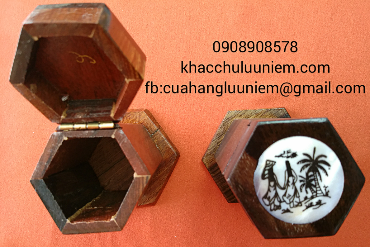 Hu tam lam bang go trang tri can oc