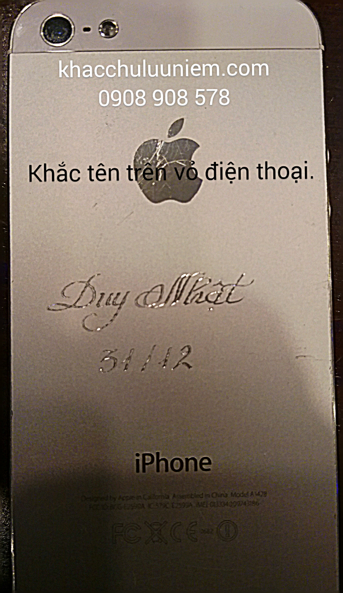 khac ten len nap dien thoai