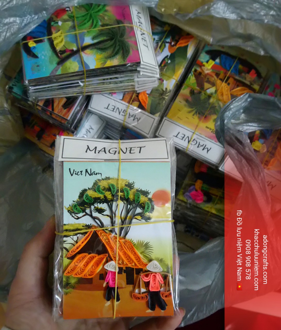 tranh hít được xuất đi nước ngoài là quà tặng