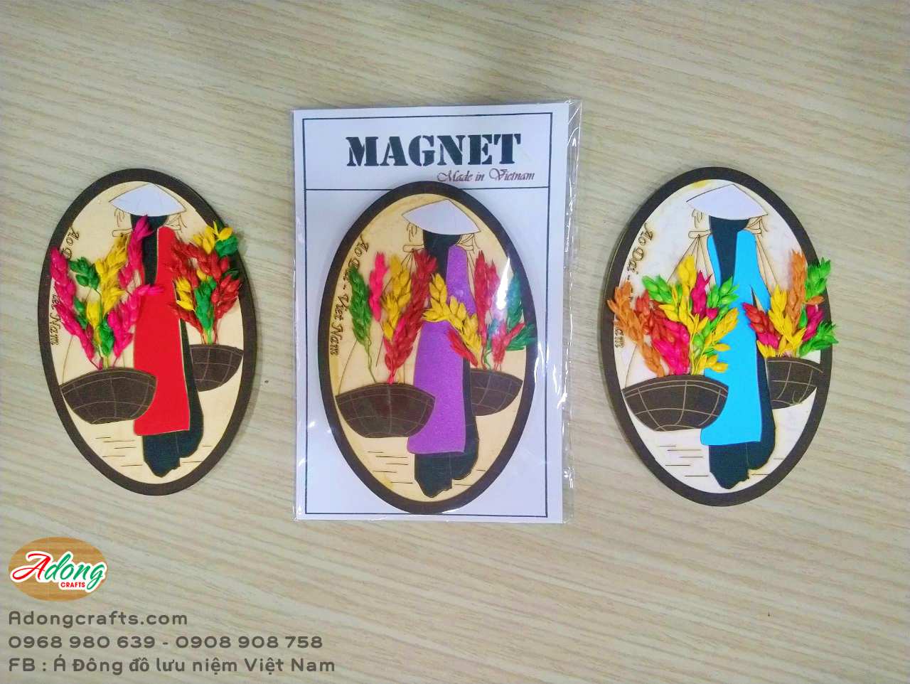 nam cham go trang tri tu lanh