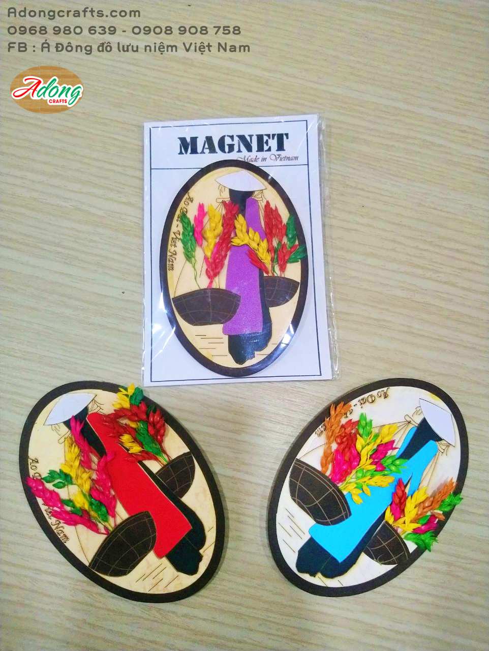 nam châm go trang tri tu lanh