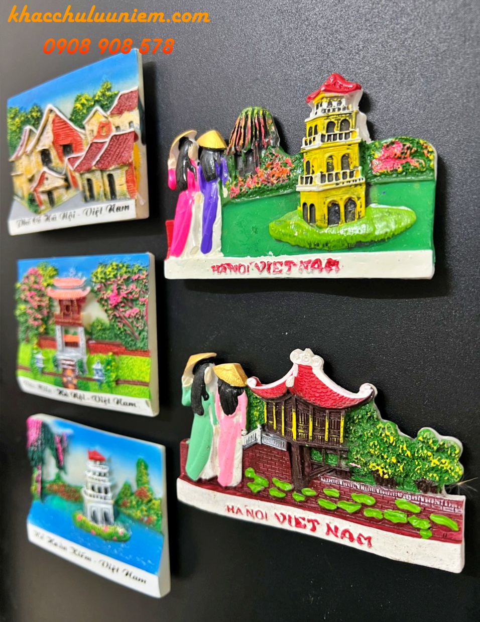 nam cham trang trí tủ lạnh