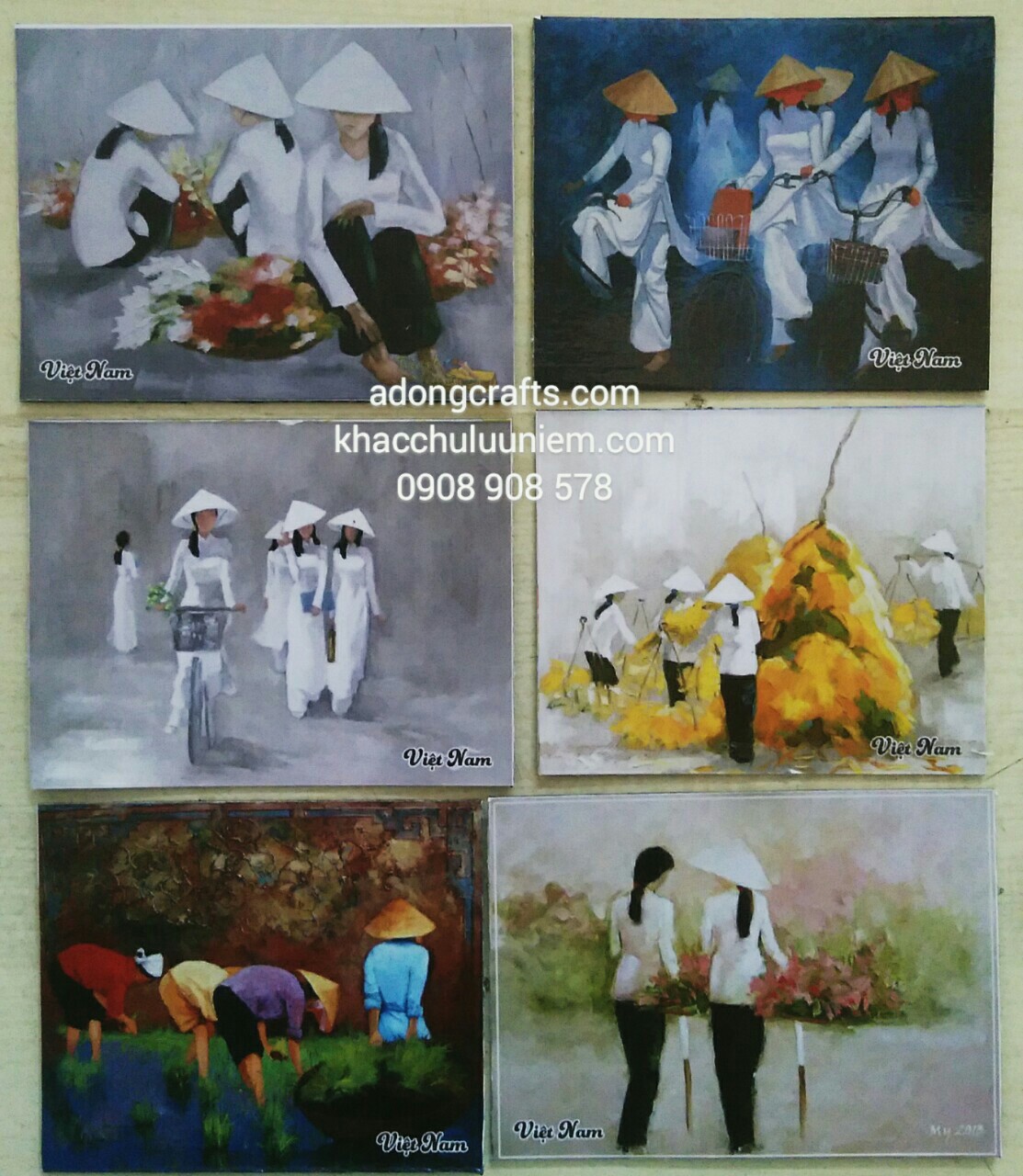 tranh hit phong canh con nguoi viet nam