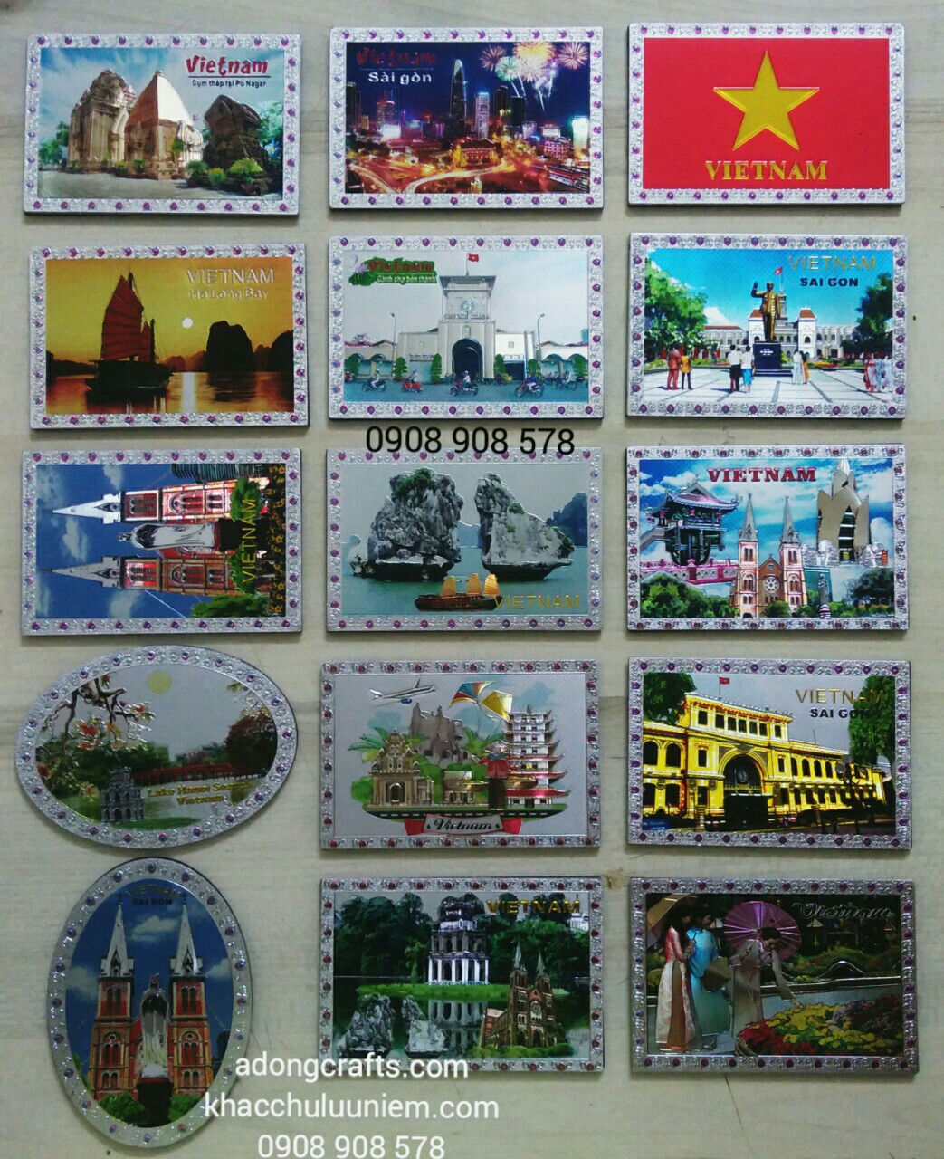 magnet hit nam cham hinh cac dia danh viet nam