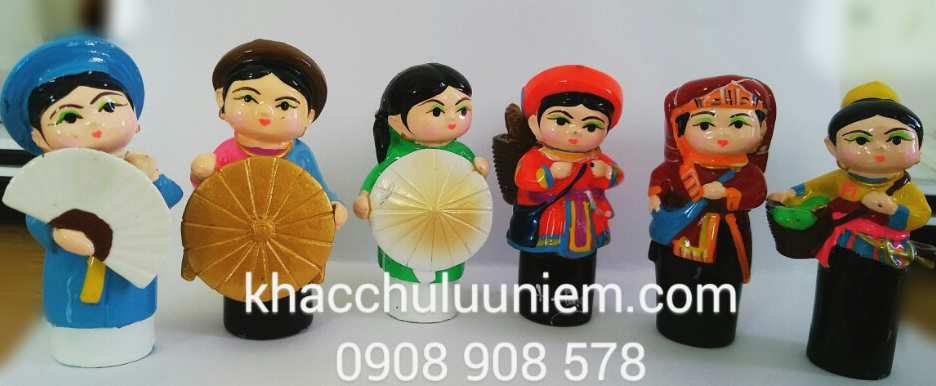 bo tuong dan toc viet nam co gai xinh qua luu niem viet nam trang tri thiet ke