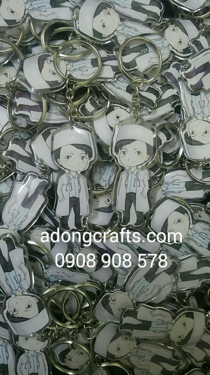 Móc khóa bác sy nam y ta