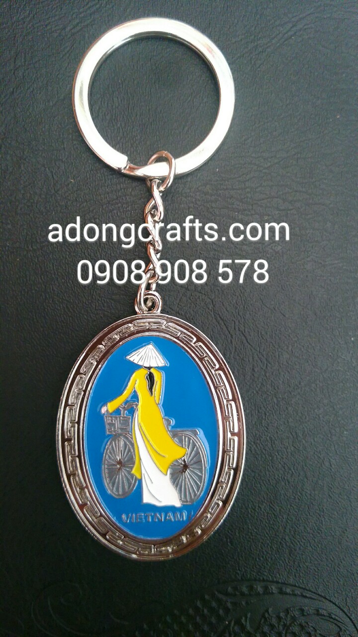 moc khoa co gai viet nam kim loại mau