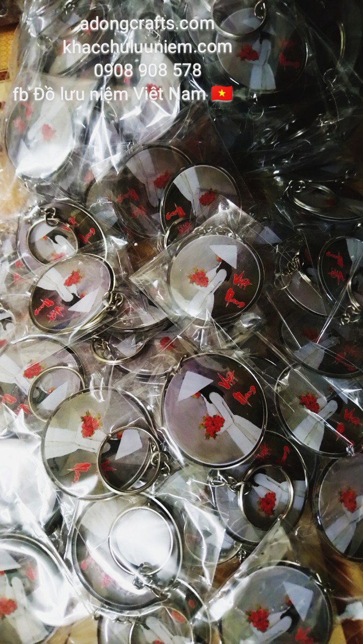 Sản xuất số lượng moc khóa nhiều hoặc ít theo yêu cầu khách hàng