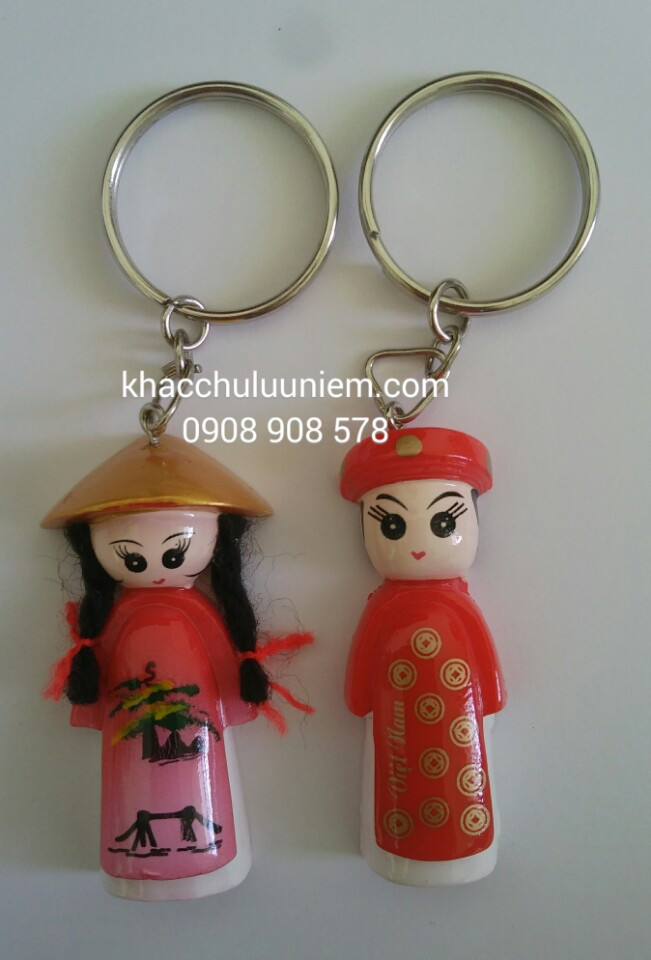 moc khoa búp be hinh dau re qua tang cuoi