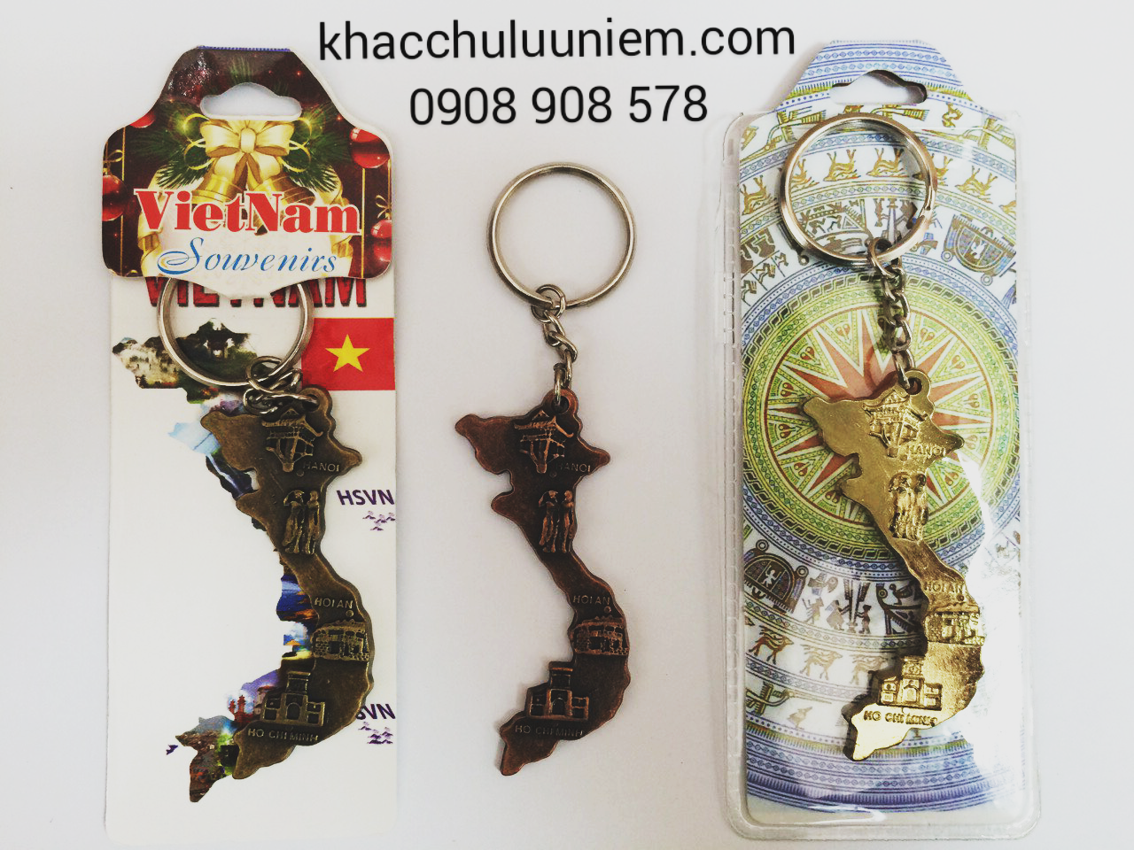 moc khoa hinh ban do viet nam chat lieu kim loai