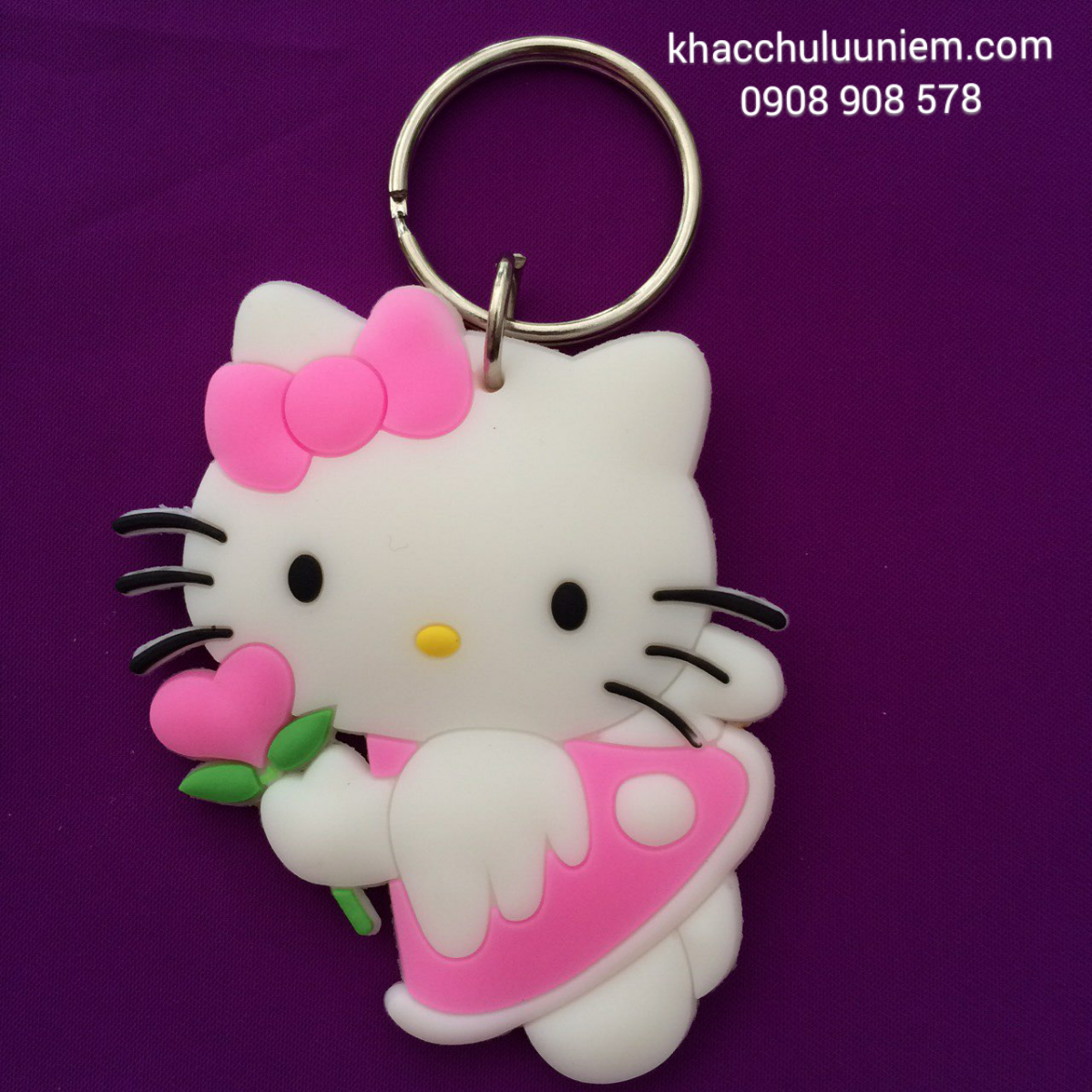 moc khoa hinh kitty de thuong