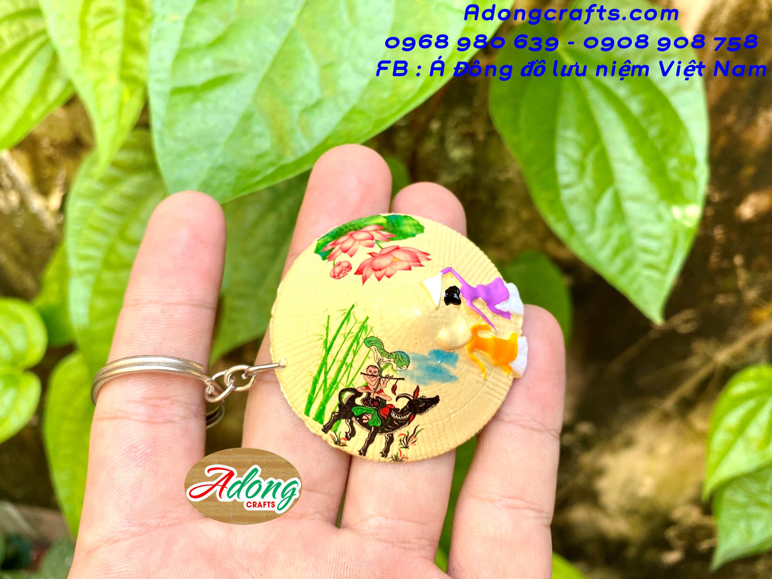 moc khoa non la hình con trâu qua tang viet nam