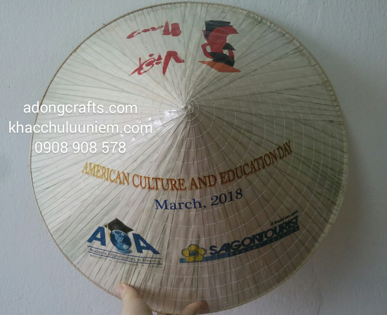 non lá viet nam và thuong hieu in logo cua ban