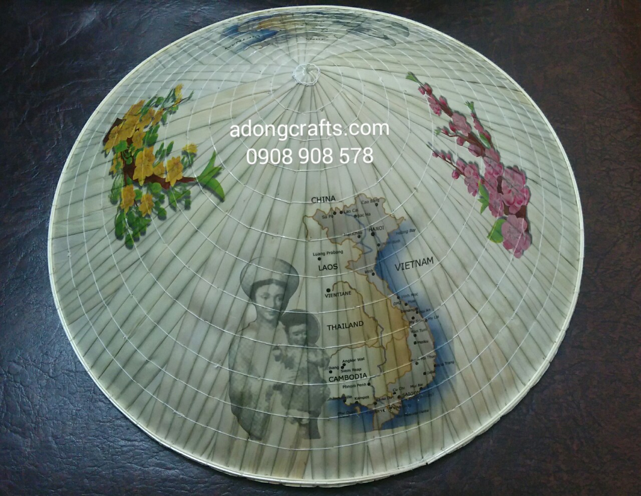 non la in hinh logo theo yeu cau