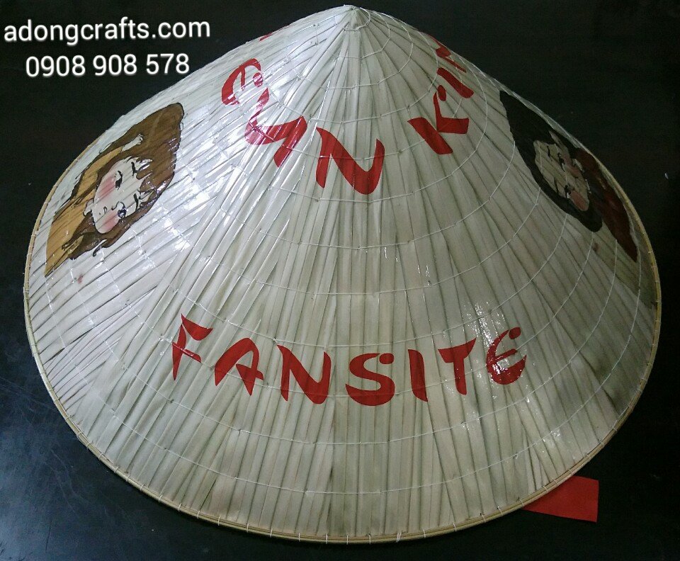 non in hinh chipi tang fan than tuong theo yeu cau