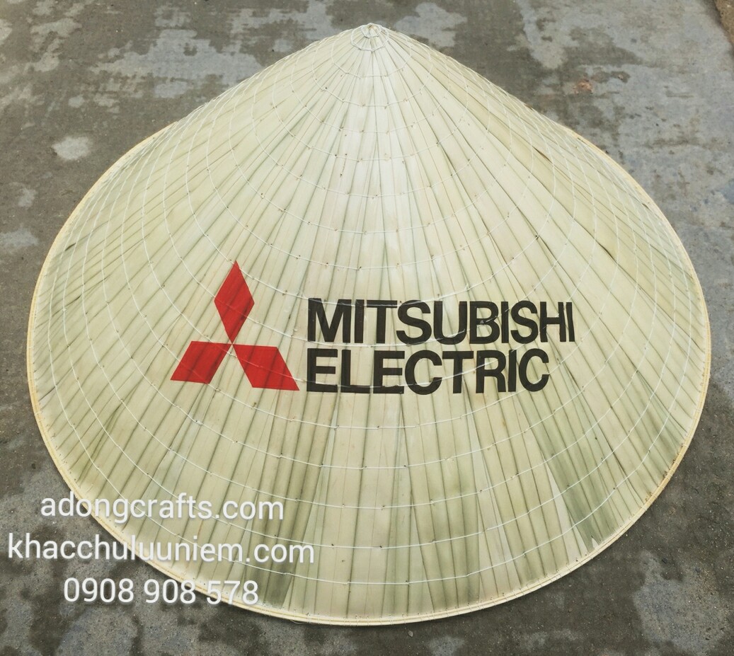 Nón lá in hình logo cong ty theo yêu cầu khách hàng