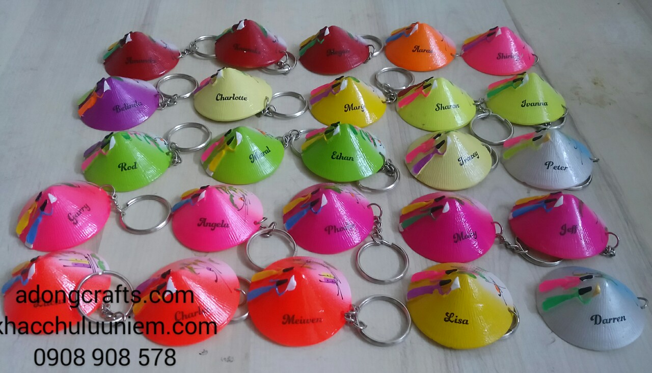 moc khoa non la in logo ten ban be theo yeu cau