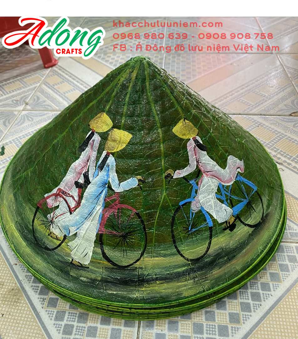 non la sen xanh ve qua luu niem thu cong my nghe viet nam