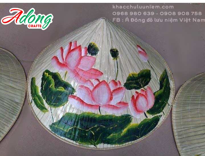 non la vẽ trang tri hinh cac loại hoa