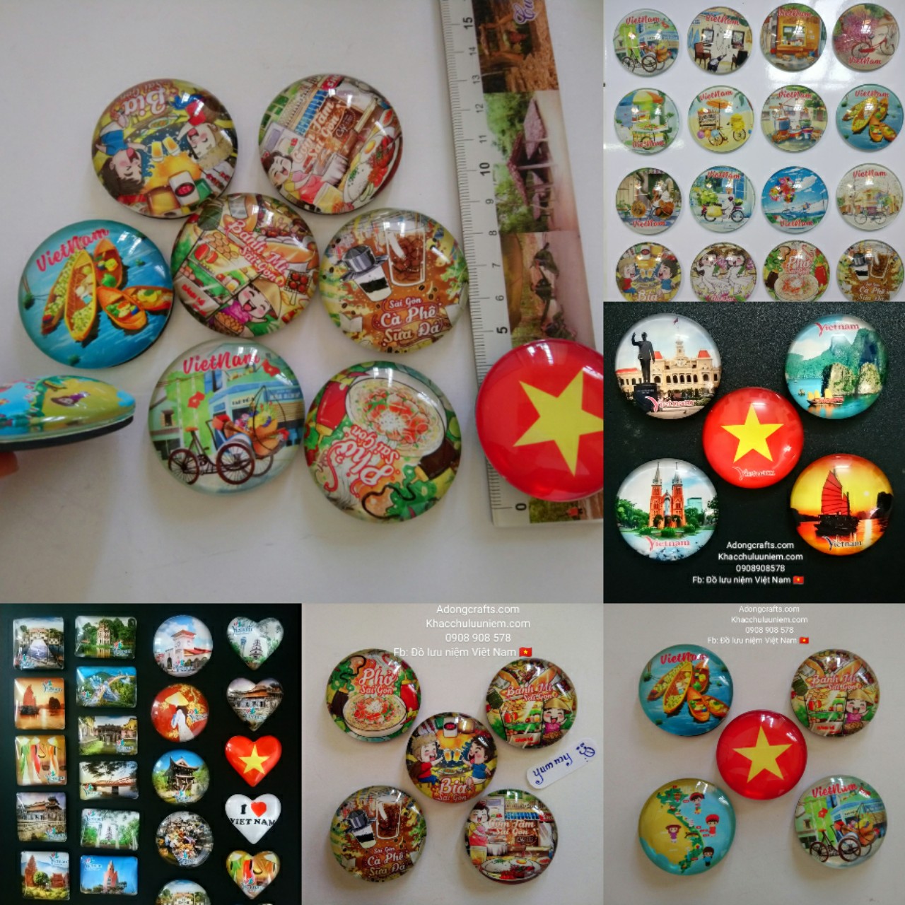 hit nam cham trang tri tu lanh làm qua tang