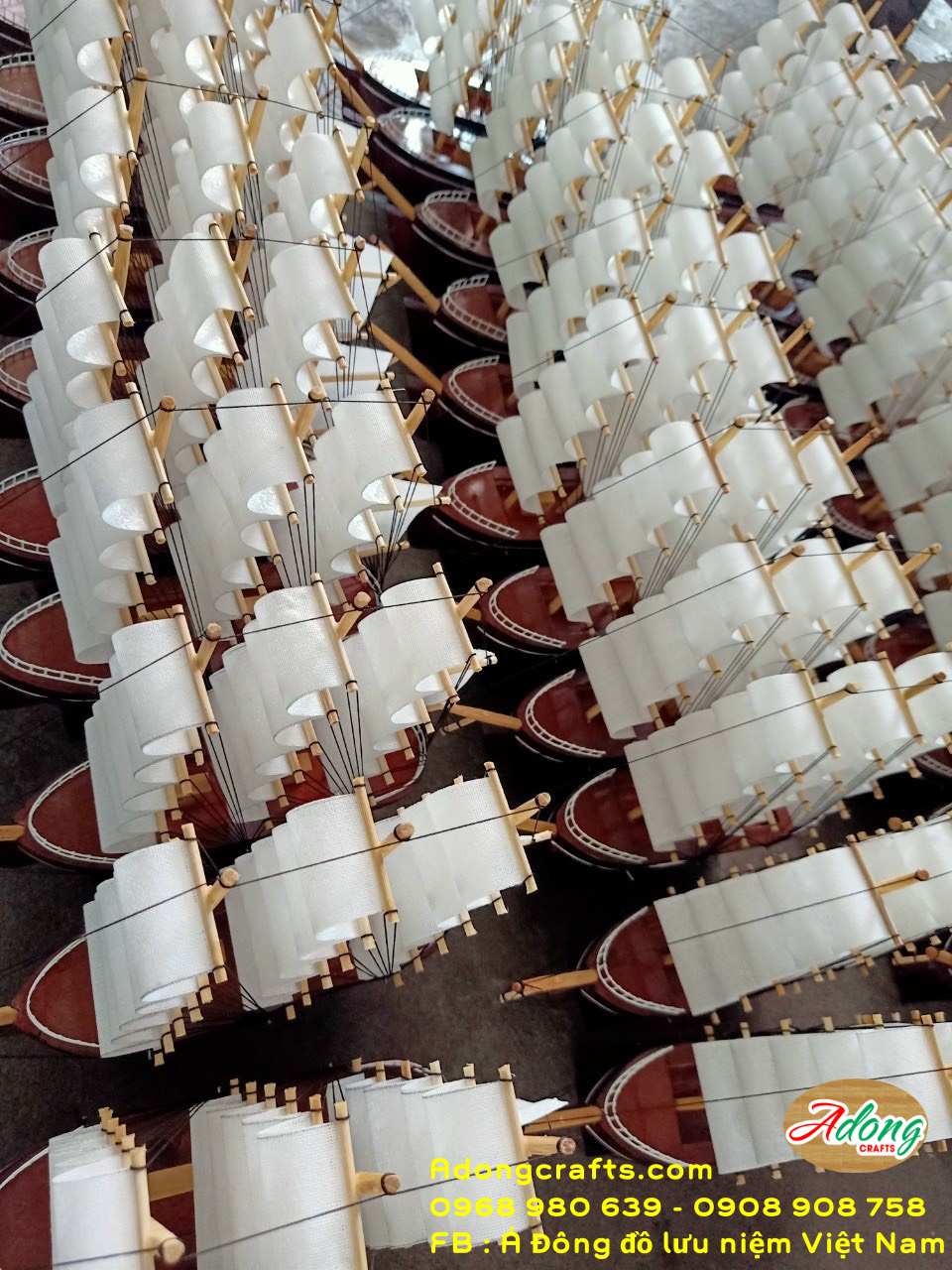 mo hinh thuyen go luu niem san xuat viet nam