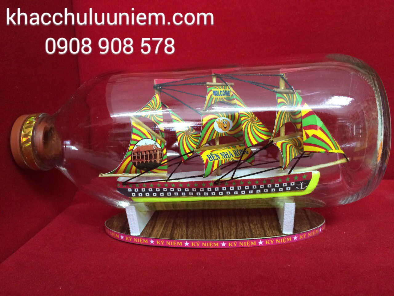 thuyen trong chai thuy tinh