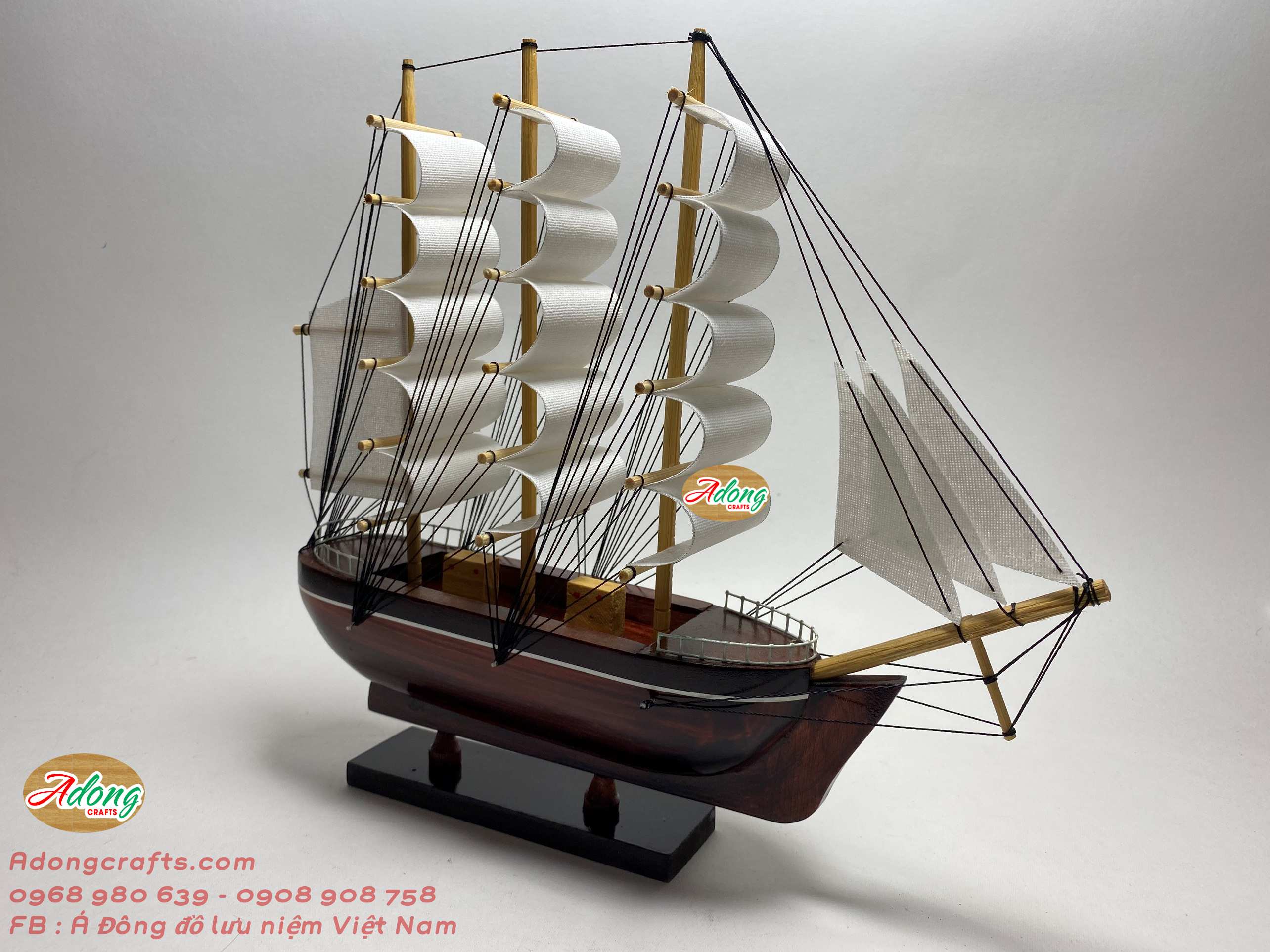 mo hinh thuyen go luu niem san xuat viet nam