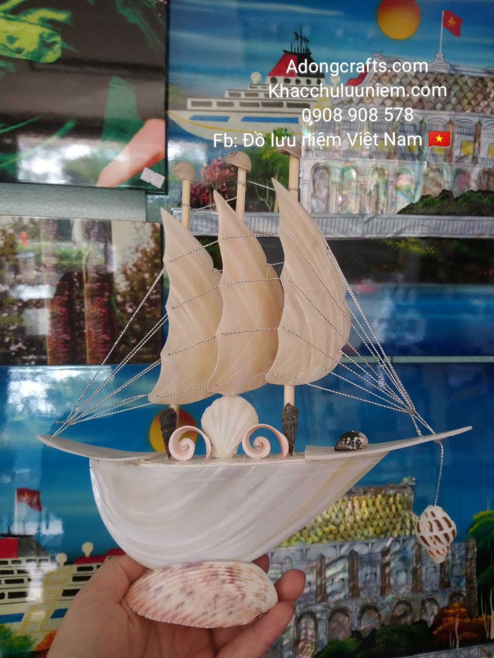 thuyen oc tu nhien san pham dep tu thien nhien