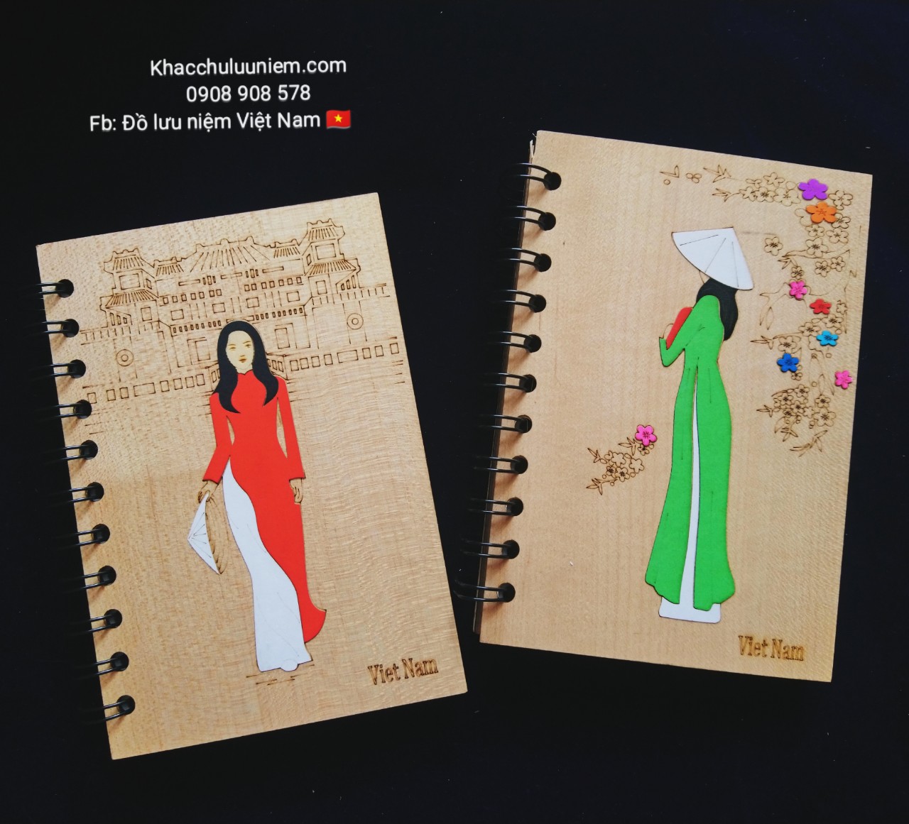 Tranh sổ gỗ hinh Cô gái thướt tra trong tà áo dài Việt Nam