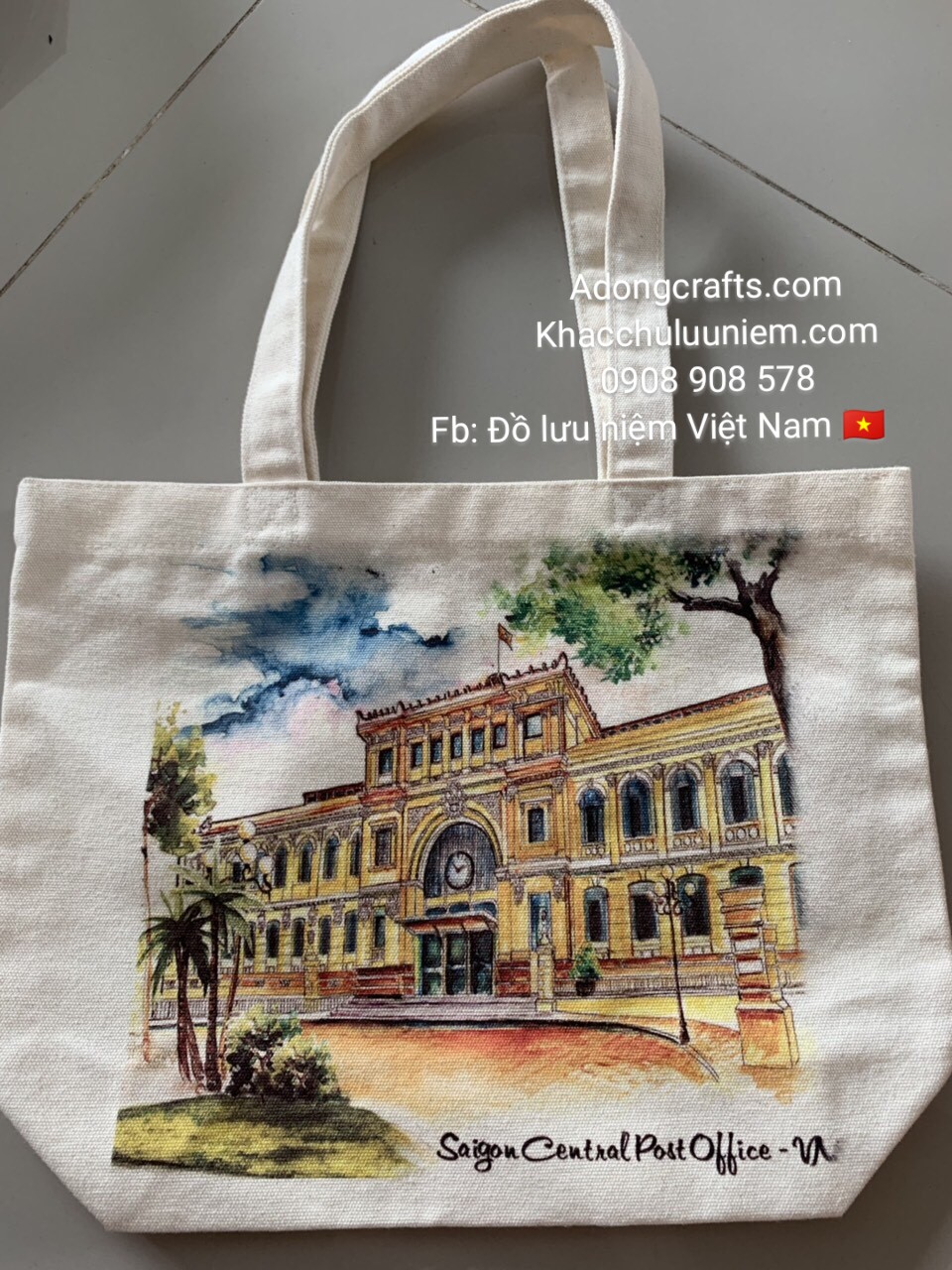 tui vai bo in hinh canh dep sai gon