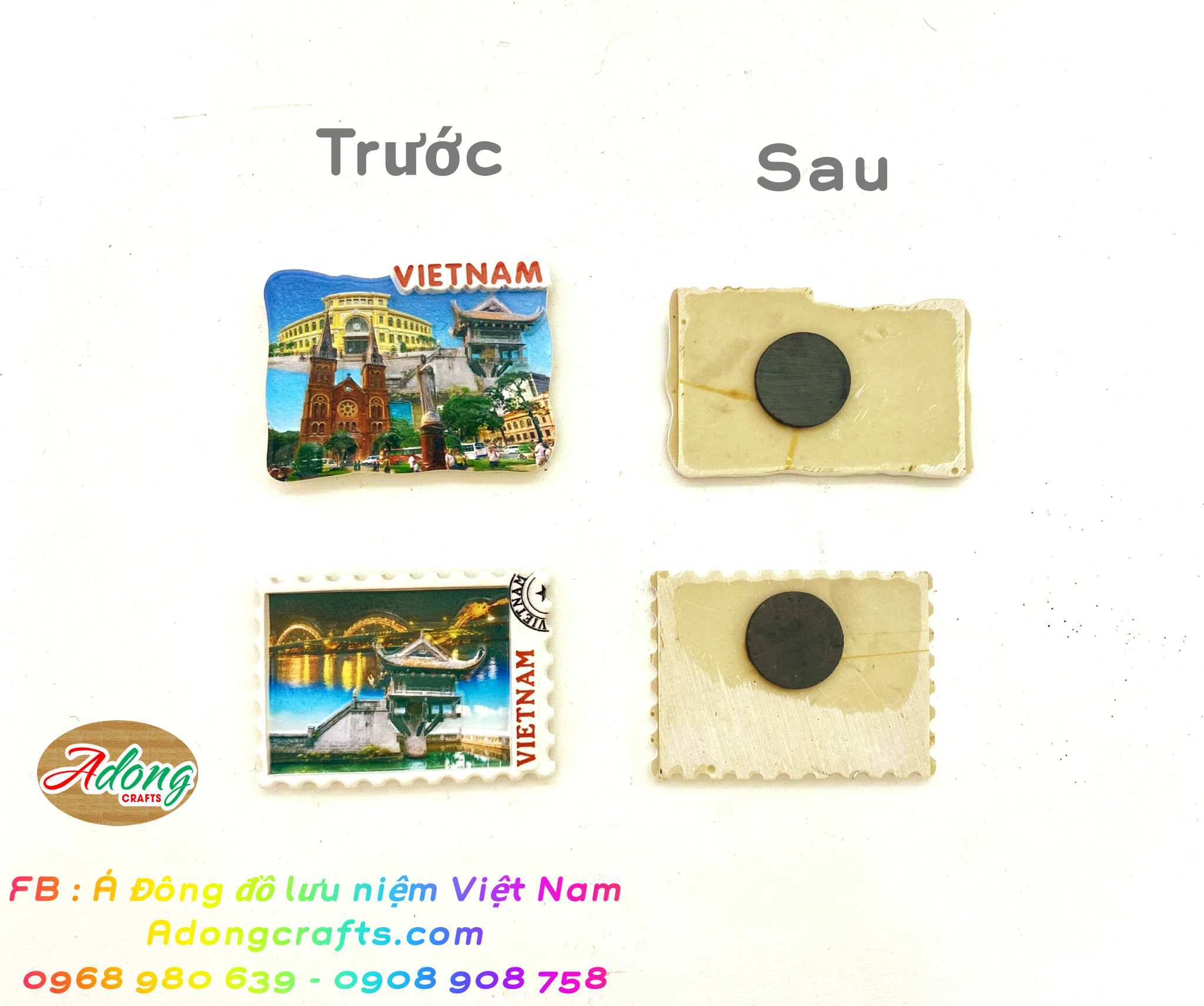 magnet hit nam châm trang tri tu lanh